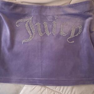 Juicy Couture Velour Micro Mini Skirt.